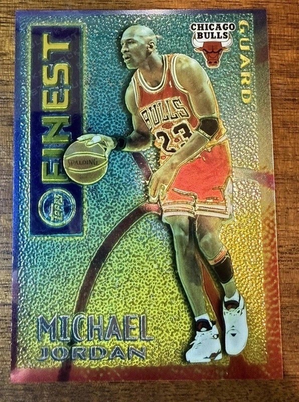 95-96 Topps Finest Michael Jordan Mystery Borderless Silver