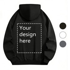 Custom Personalized Print Women Sweatshirt Heavyweight Oversize Hoodie Pullover