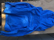 Columbia Blue Hooded Windbreaker Jacket kids Small Outdoor Casual Zip