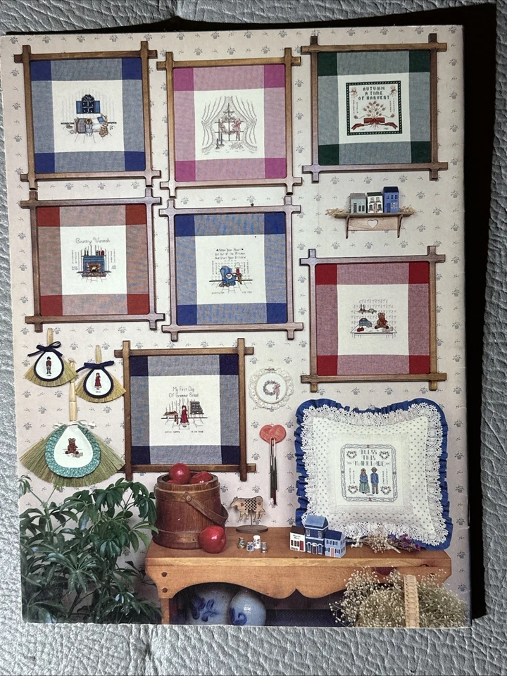 Canterbury Designs Quaint and Collectible Counted Cross Stitch Pattern Book 34 - Image 2 of 2