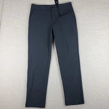 VRST Pants Mens 36x34 Dark Gray Slim Straight Performance Tech Commuter Golf