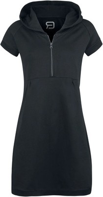 RED by EMP Damen schwarzes Kleid mit Kapuze