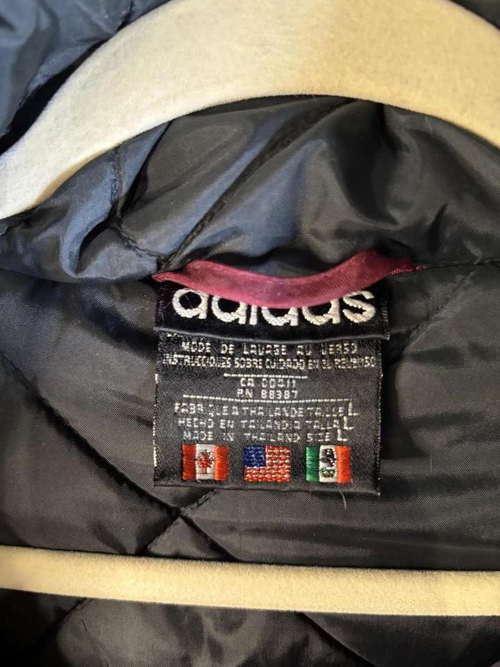 Chaqueta Adidas De Colección Para Hombre Grande Con Capucha Cortavientos Trifolio Retro Años 90 Foto 3 de 4