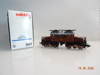 Märklin H0 3447 E-Lok BR EG2 20222 der DR, delta / digital in OVP SJ230
