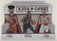 2019 Panini Crown Royale The King's Court Red 37/49 Kyle Lowry Marc Gasol #3 2jq