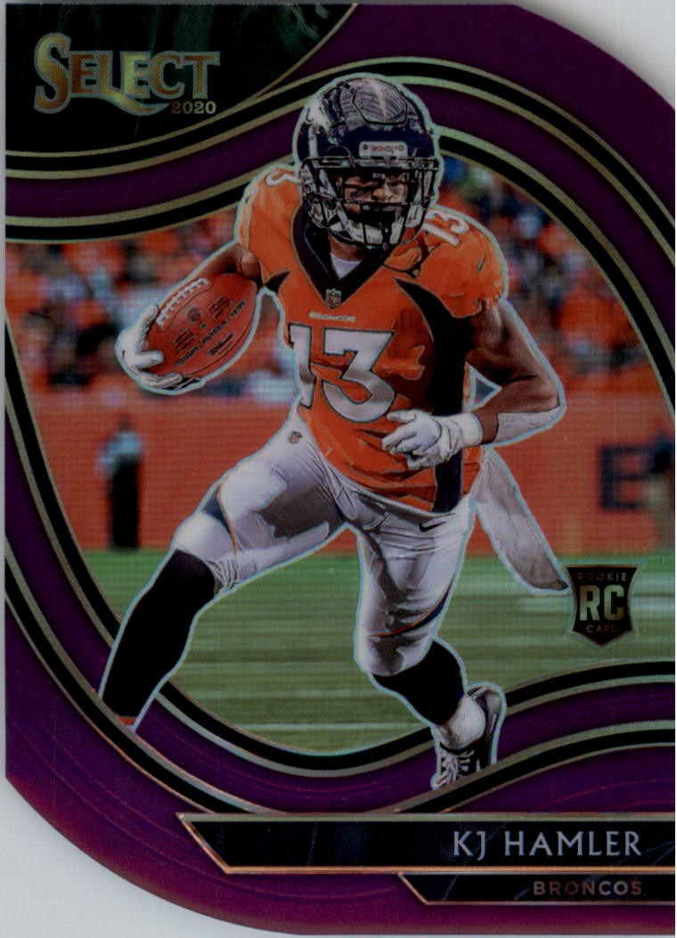 2020 Select Prizm Purple Die Cut #367 K.J. Hamler - FB