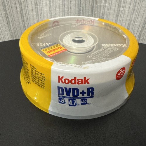 KODAK 8X Blank DVD+R 4.7 GB (25 Pack) Sealed 120 Min