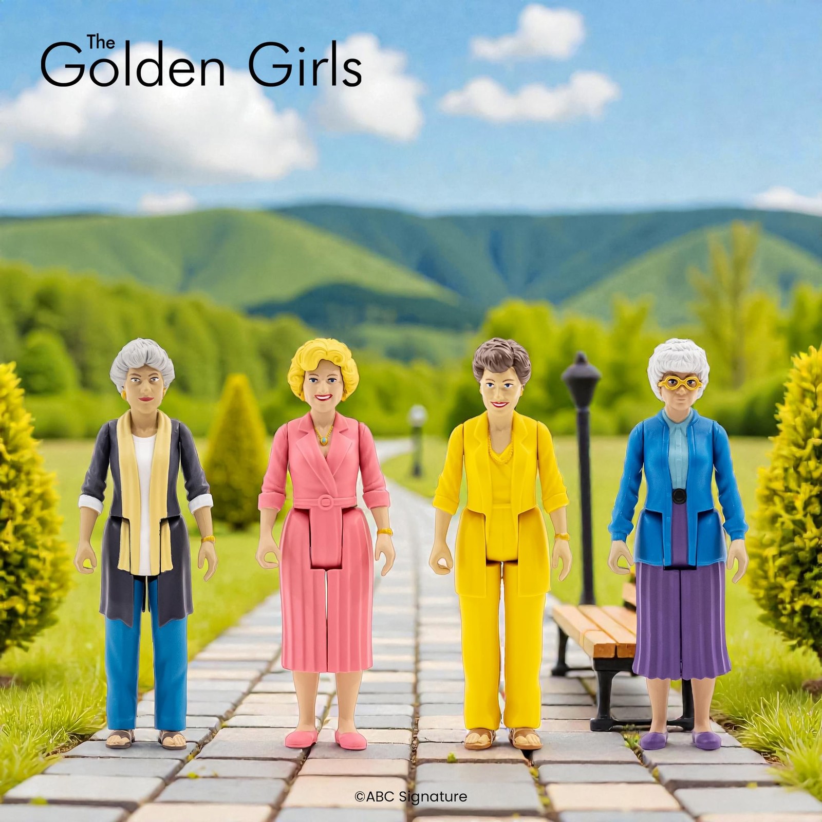 The Golden Girls 3.75-Inch Retro Action Figures | Set Of 4