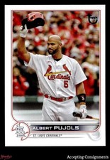 2022 Topps Update Vintage Stock #US300 Albert Pujols 13/99 CARDINALS