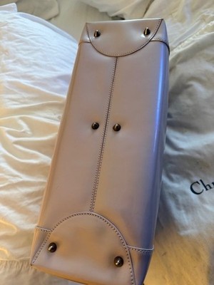 Christian Dior Vintage Maris Pearl Patent Handbag Tote Lavendar | eBay