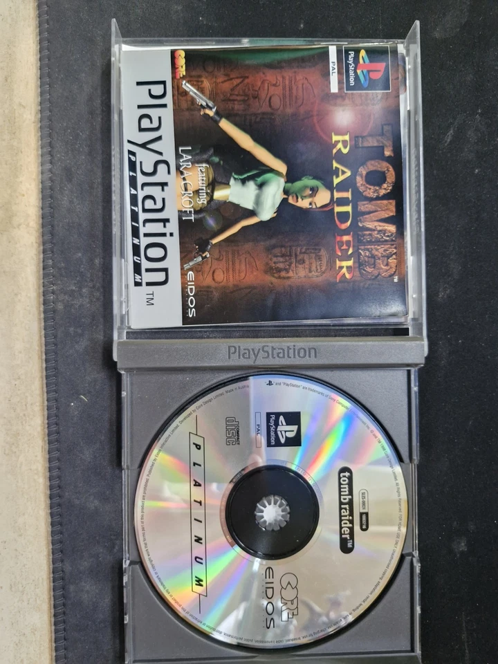 Tomb Raider PS1 Game Bundle PlayStation 1 Series Complete Set W/ Manuals UK PAL - Image 3 of 4