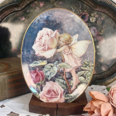 ROYAL WORCESTER BLUMENFEEN OVALER TELLER CICELY MARY BAKER ''THE ROSE FAIRY''
