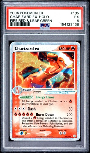 Charizard ex graded PSA 5 for sale on eBay