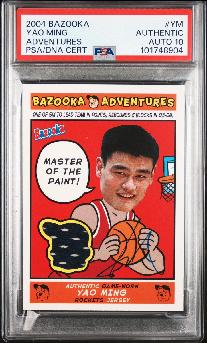 Yao Ming 10 Graded Basketball Autographed Sports Trading Cards