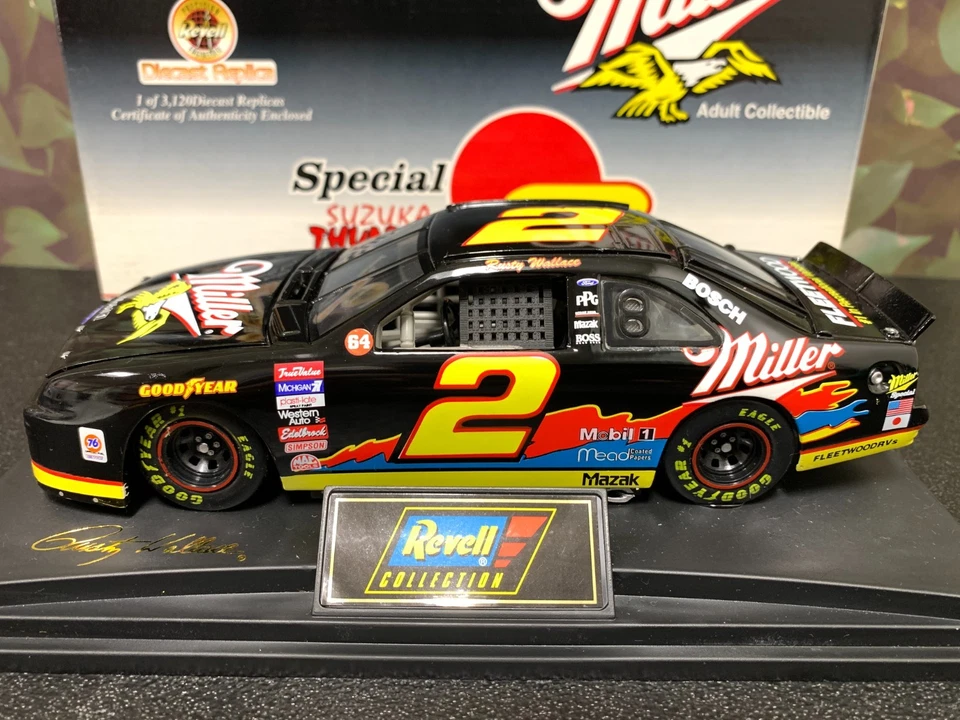 Ford Thunderbird 1996 Miller Suzuka Thunder Revell Rusty Wallace #2 1:24 Foto 2 de 4