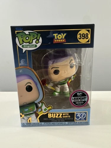Funko Pop! Vinyl: Toy Story - Buzz with Darts #398 LEGENDARY 1850pcs + Protector