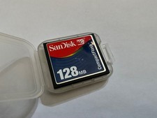 1pcs 128mb SANDISK got scratched Compactflash CFI for DSLR NIKON CANON CAMER
