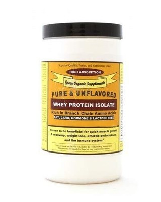 Green Organic Supplement Whey Protein & Made Hormone free 100% USDA Grade A milk