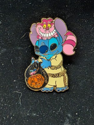 Le 300 DSF DSSH Stitch Davy Crockett Pin Cheshire Cat Hat  Trick Or Treat Pin 