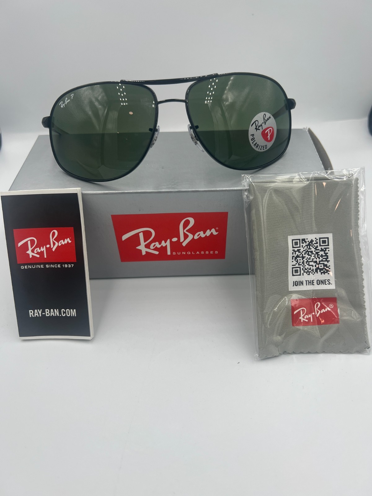 Ray-ban Rb3387 002/9A Polarized Black  Sunglasses