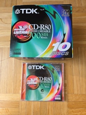 TDK Reflex Ultra Cd R80 Recordable 700 Mb 80 Min 1 Stück (1 Disc) #2