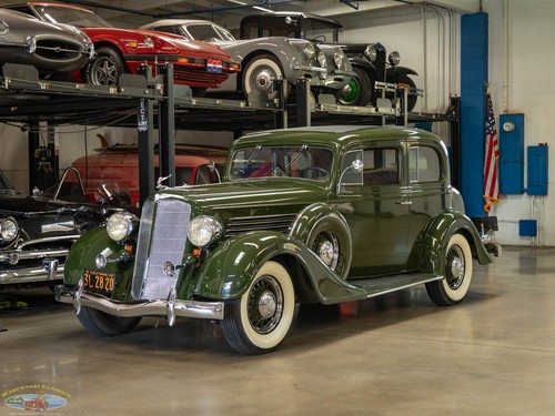 1935 Buick Series 50 235 CID 8 cyl Victoria 2 Door Trunk Back Coupe