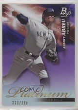 2018 Bowman Platinum Platinum Presence Purple 223/250 Albert Abreu #PP-8 rg2