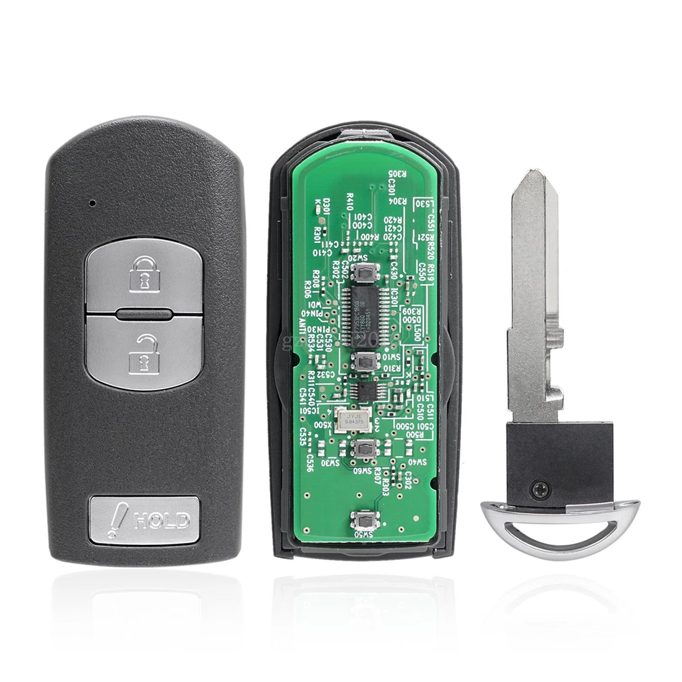 Para Mazda CX-3 / CX-5 / 5 Control Remoto Inteligente Llavero 3 Botones WAZSKE13D01 Foto 2 de 4