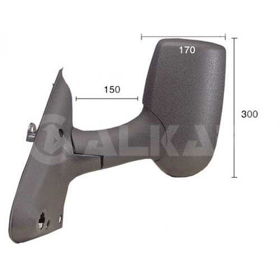Außenspiegel ALKAR 9237960 links für Ford Transit Kasten