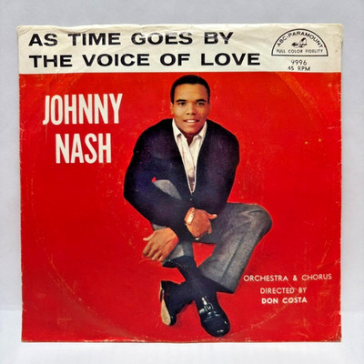 Johnny Nash - As Time Goes By / The Voice of Love - 1959 Vinyl 7'' - VG+