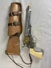 Vintage HUBLEY Made in USA COLT 45 CAP GUN TOY in Original Holster