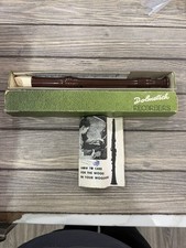 Vintage Dolmetsch Recorder Maroon Plastic with Original Box Booklet