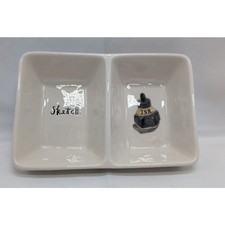 Rae Dunn Divided Tray Sketch Ink Office Trinkets Artisan Collection Magenta