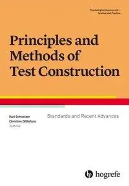 Principles And Methods Of Test Construction | Karl Schweizer | Englisch | Buch-image