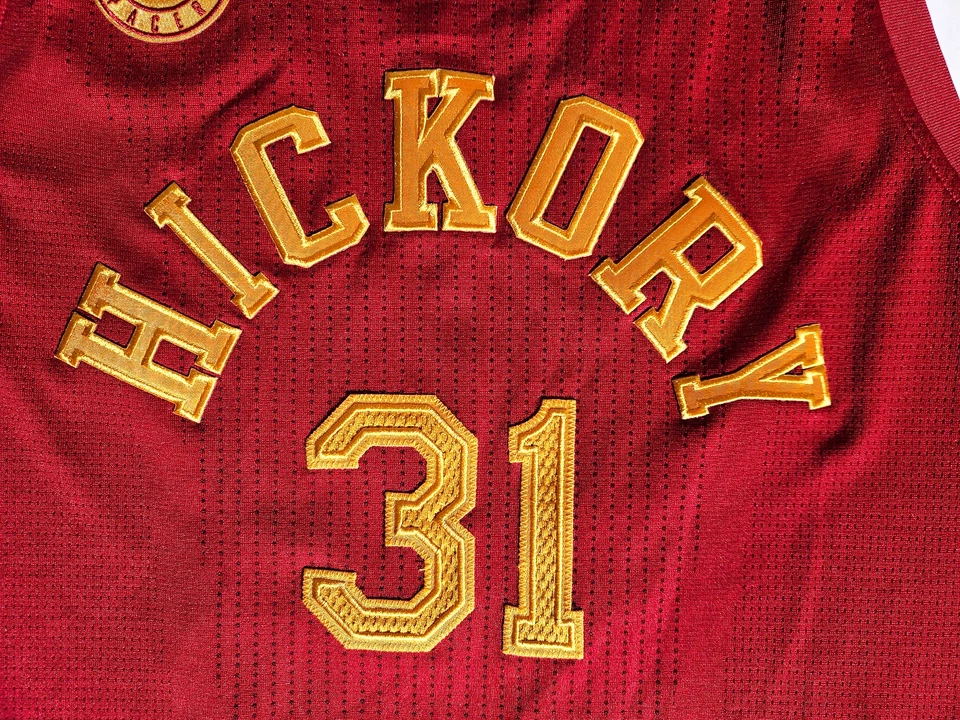 Camiseta Adidas NBA Rev 30 HWC Nights Hickory Indiana Pacers Reggie Miller #31 2XL Foto 3 de 4