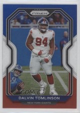 2020 Panini Prizm Red White & Blue Prizm Dalvin Tomlinson #165 2l4