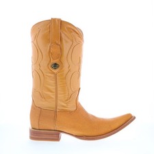 Los Altos Stingray Stone Boots XXX-Toe Mens Brown Wide Cowboy Western Boots
