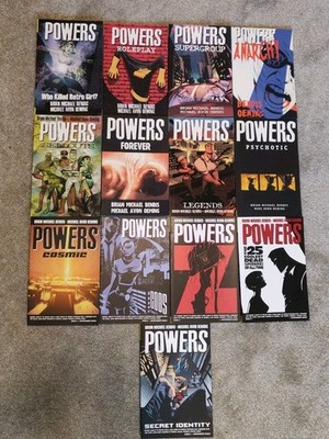 Powers by Bendis TPB 1-14 (Missing #3) Series Lot Oeming