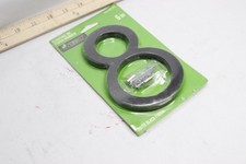 Everbilt 6 in. Matte Black Aluminum Floating or Flat Modern House Number 8