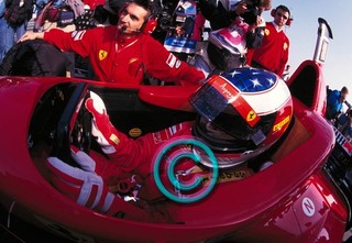 Racing Original 35mm Slide F1 Michael Schumacher Ferrari 1996 Europe Formula 1