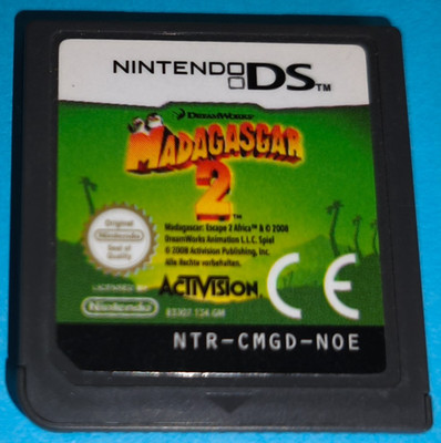 Nintendo DS Spiel *MADAGASCAR 2* 2008 Kinder Fernseher Film Activision Modul