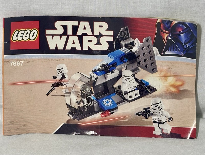 LEGO Star Wars: Imperial Dropship (7667) - W/ manual, Missing 2 pieces