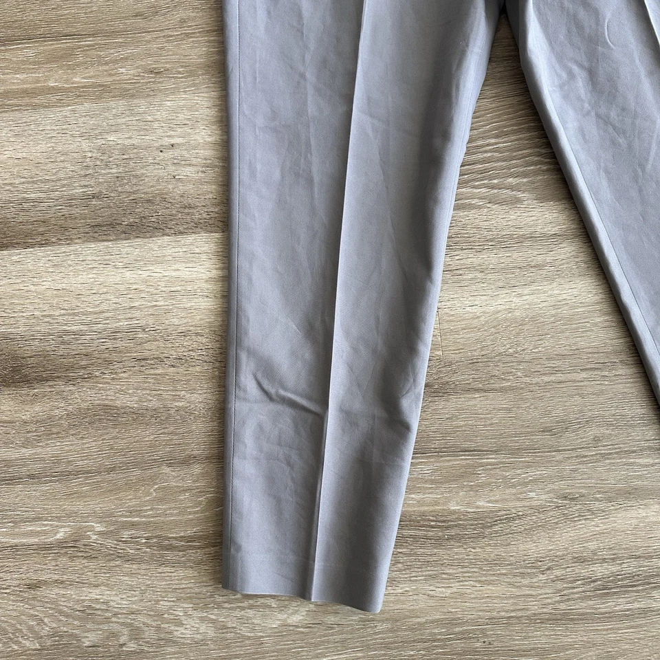 Pantalones de trabajo Chaus New York pierna recta causal beige tostado para mujer 16 Foto 3 de 4