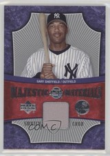 2005 Upper Deck Sweet Spot Majestic Materials Gary Sheffield #MM-GS 0af