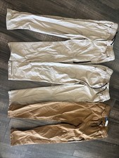 Old Navy Boys Khaki pants, size 10/12 US , Tech Taper, Bult - In Flex 3 Pairs