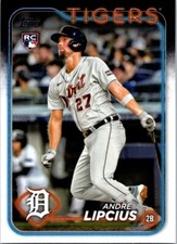 2024 Topps Series 2 Andre Lipcius Rookie Detroit Tigers #509