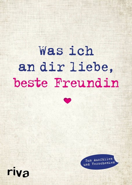 Thumbnail - Was Ich An Dir Liebe, Beste Freundin Von Alexandra Reinwarth (2017,