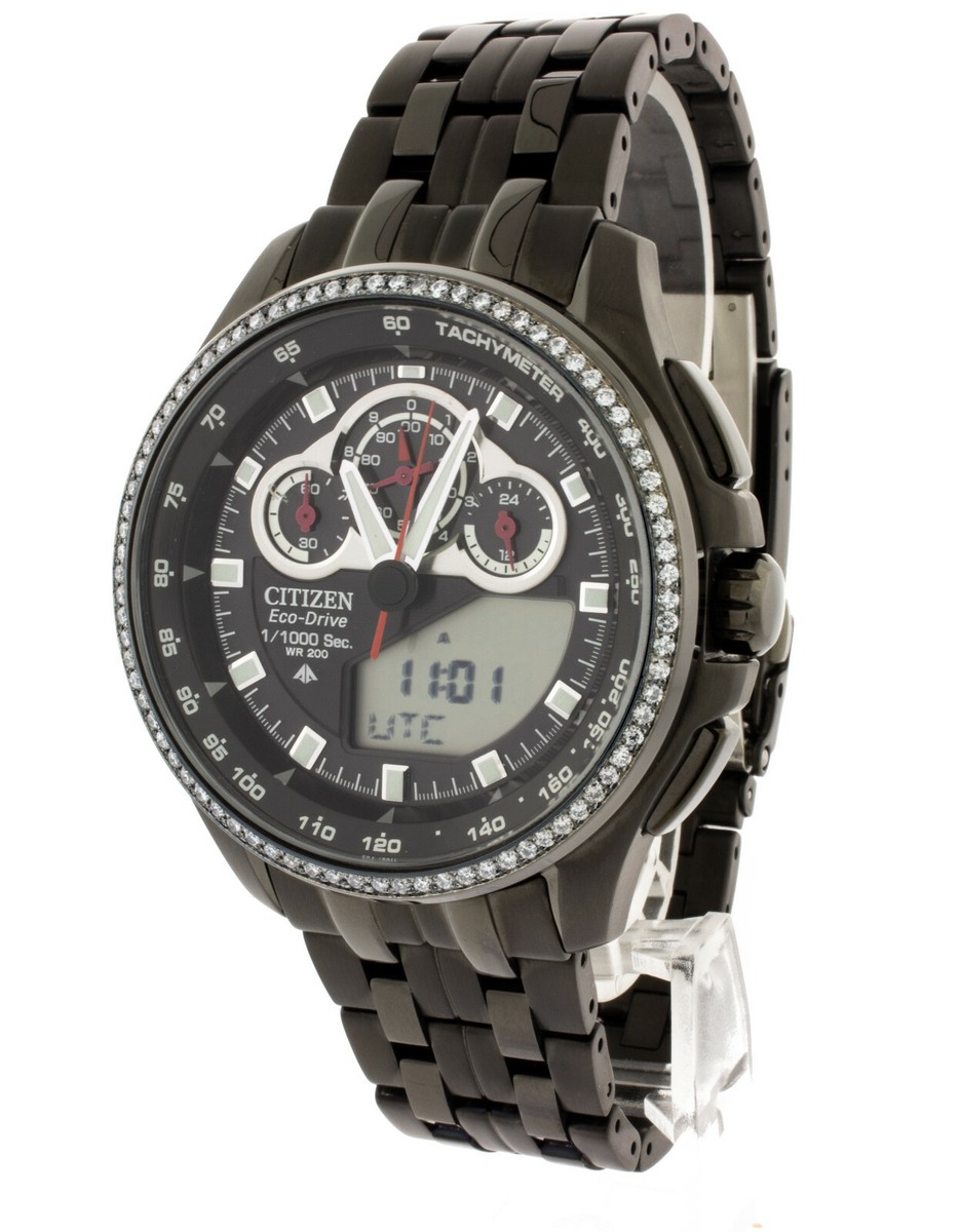 【希少/オーセンティック】19-20 マンチェスターシティ デ・ブライネ NEW HANDMADE DIAMOND SET 1.2 Ct CITIZEN ECO DRIVE PROMASTER WATCH