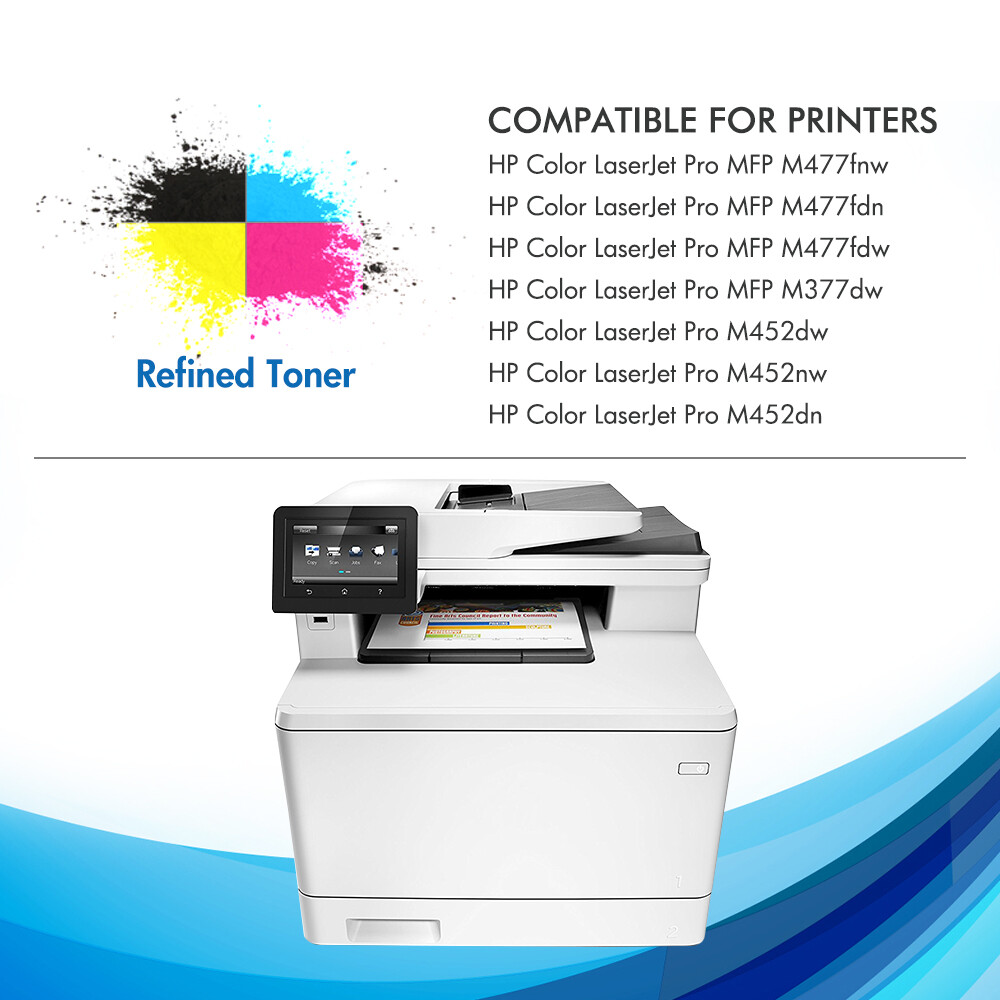 XXL Black Toner für HP Color LaserJet Pro MFP M 377 DW M 477 FDN M 477 FDW 410 X