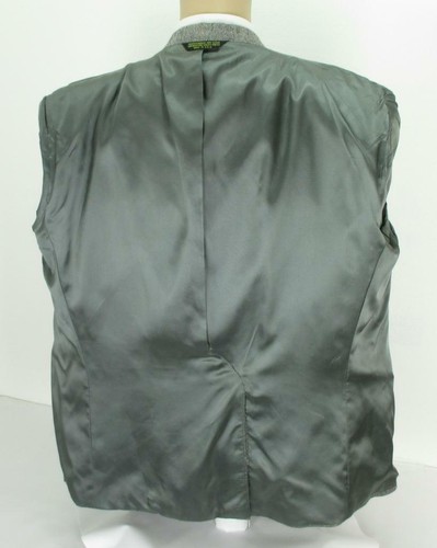 52 R Christopher Hart Grigio Lana Tweed 2 Btn Uomo Giacca Sport Cappotto Menta - Picture 6 of 8